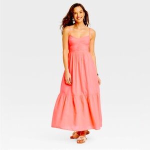 Coral Maxi Dress